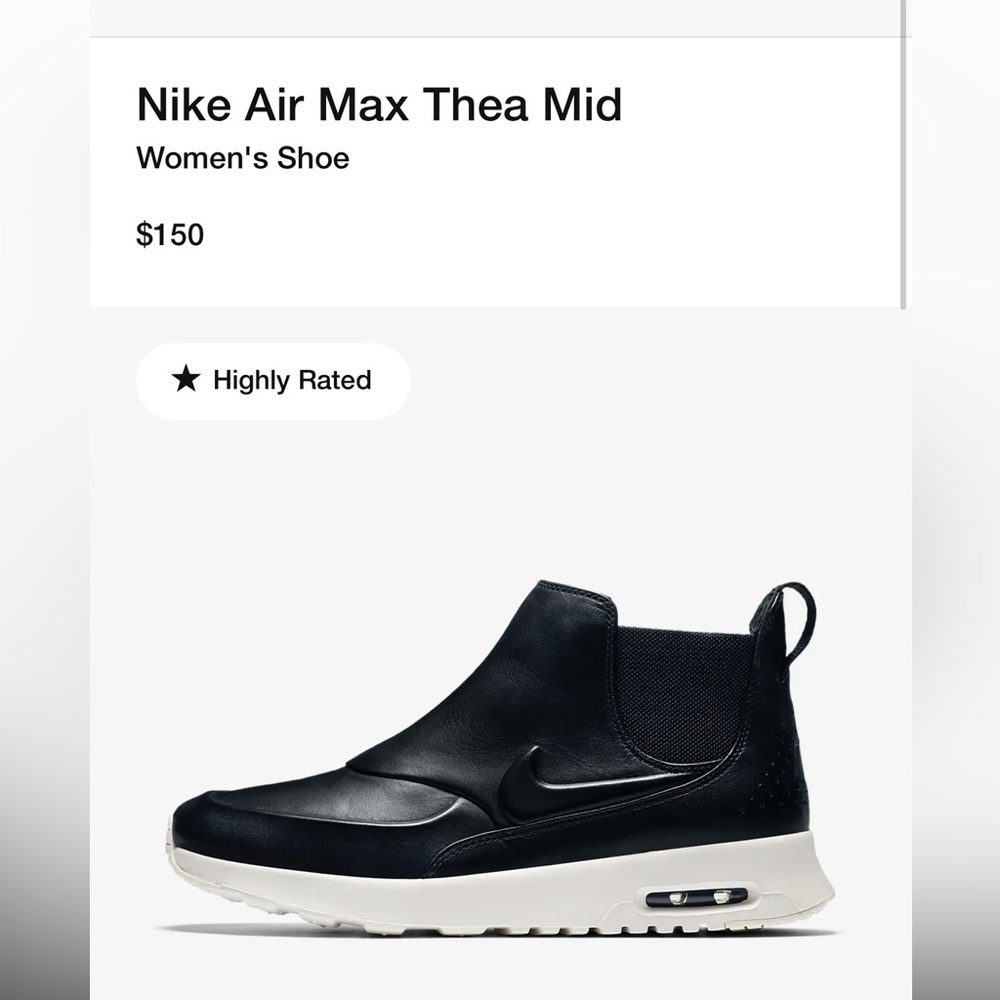 Nike size 11 in black.
